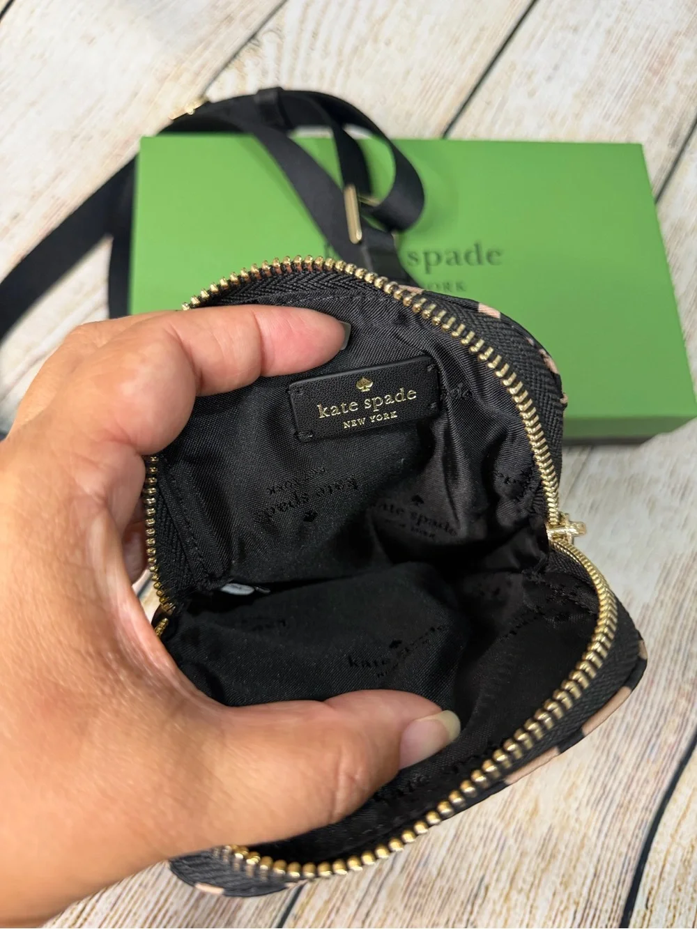 NWOT Kate Spade Chelsea North South Dual Zip Crossbody Phone Bag